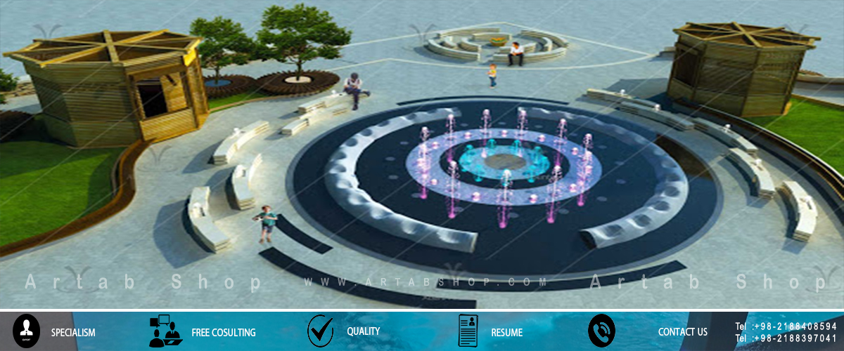 جايگاه آب و آبنما در پارك هاي شهري جايگاه آب و آبنما در پارك هاي شهري