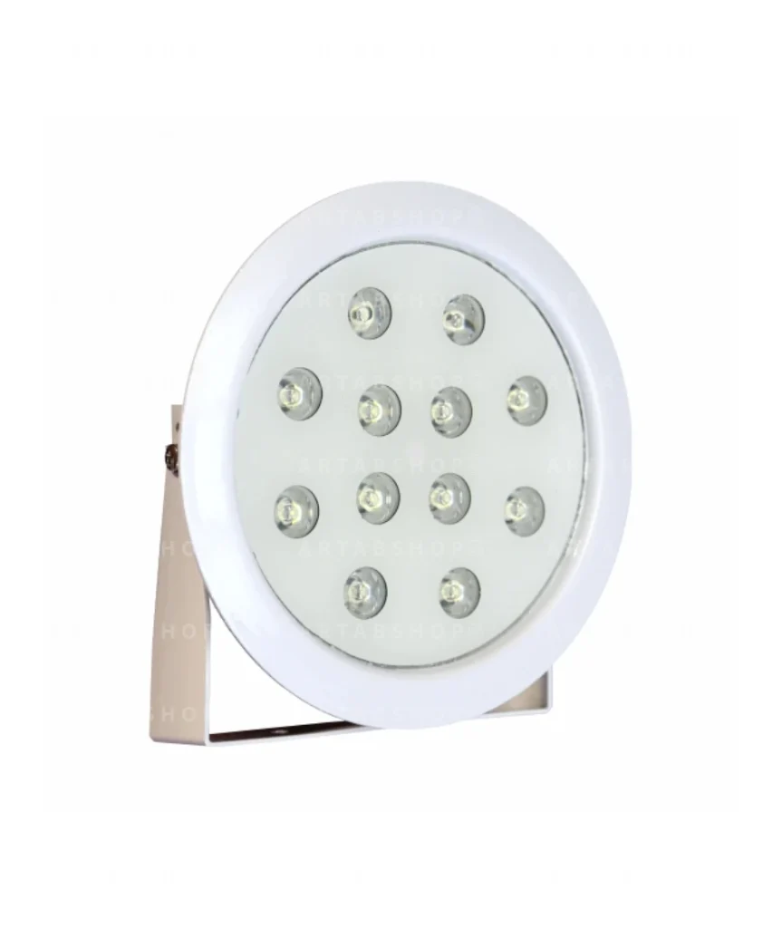 چراغ پایه دار استخری تک رنگ 12 وات