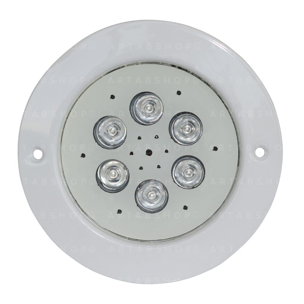 چراغ توکار استخری 18 وات فول کالر