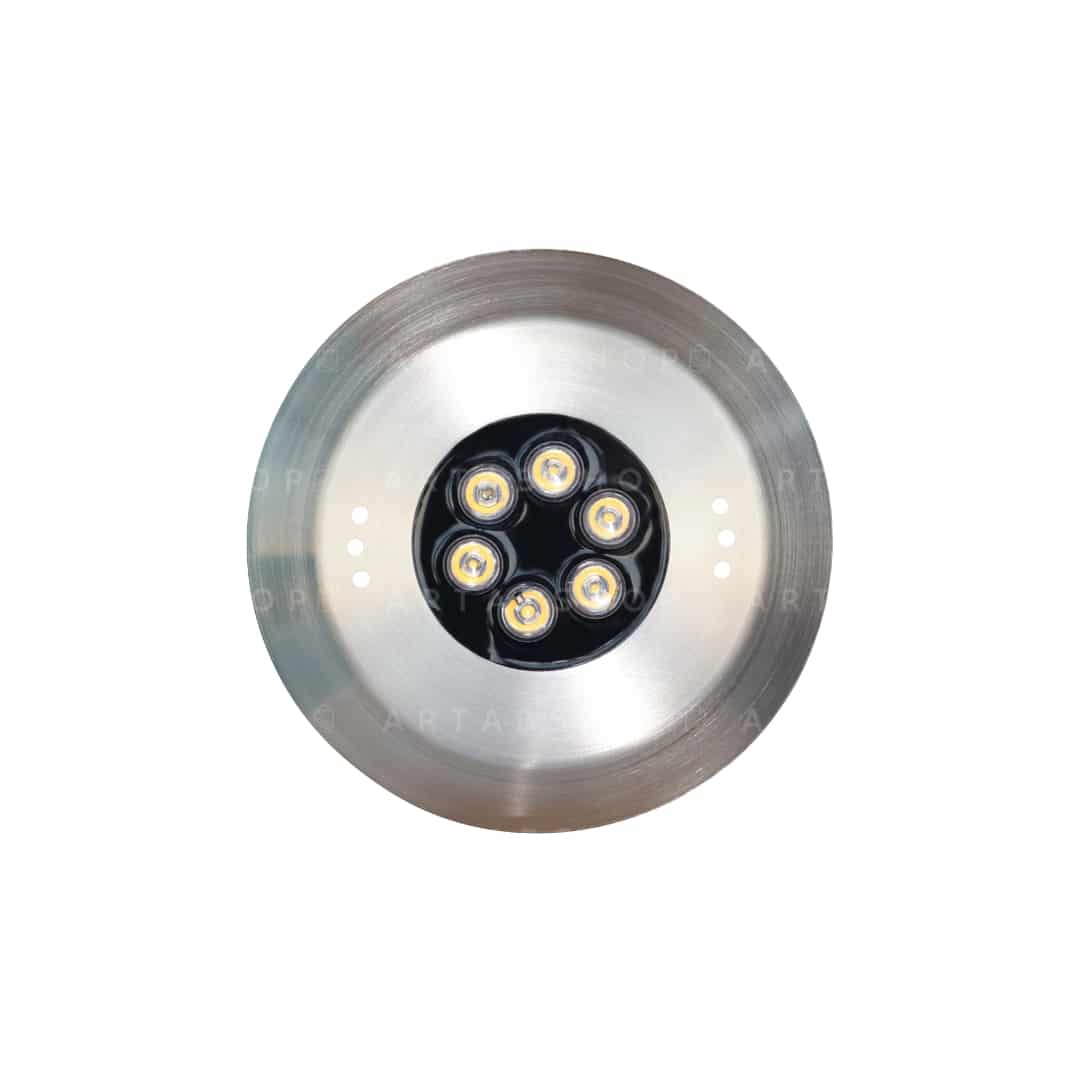 چراغ-فلت-استخری-استیل-18-وات-فول-کالر چراغ فلت استخری استیل 18 وات فول کالر