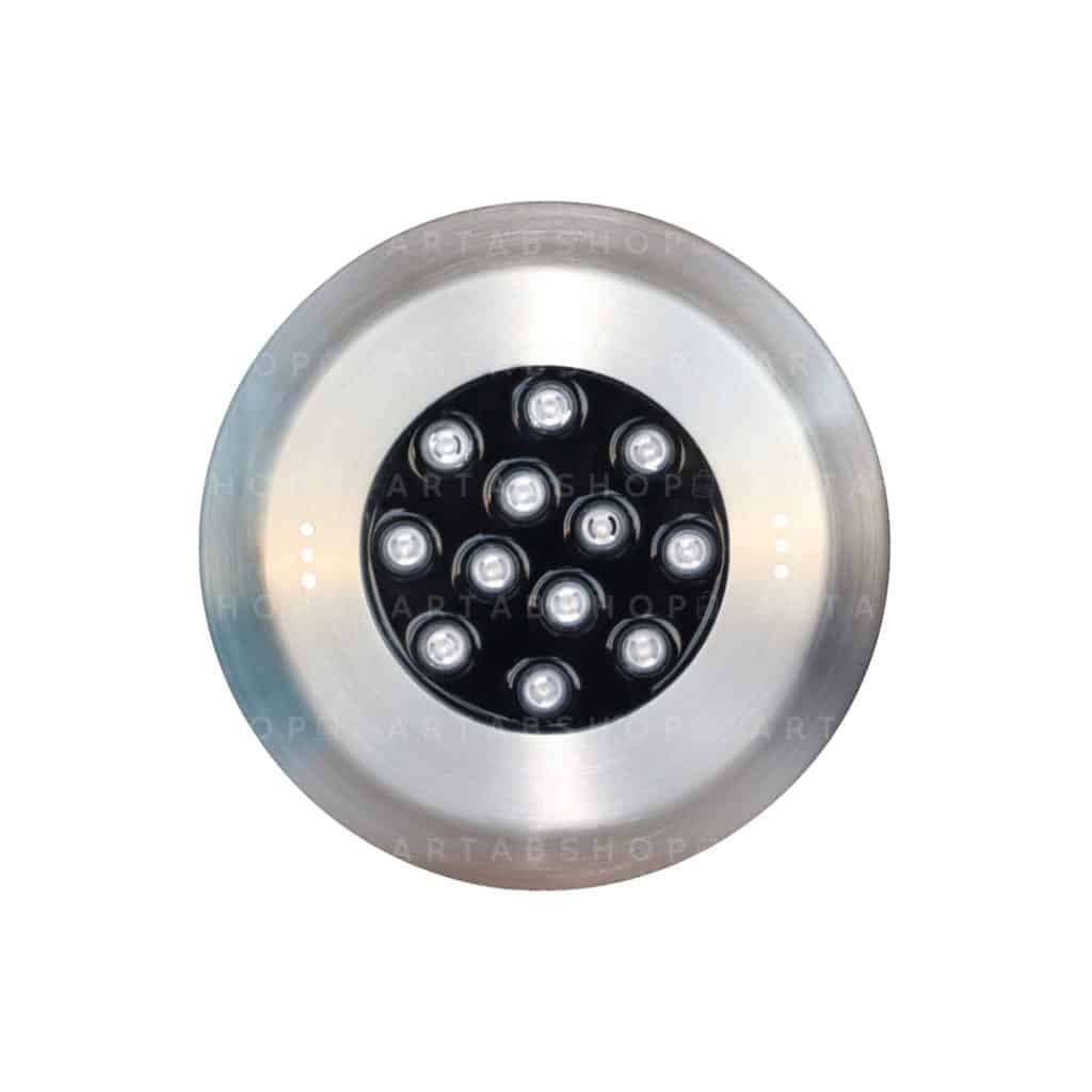 چراغ فلت استخری استیل 24 وات
