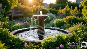 آبنما در خانه یا باغ