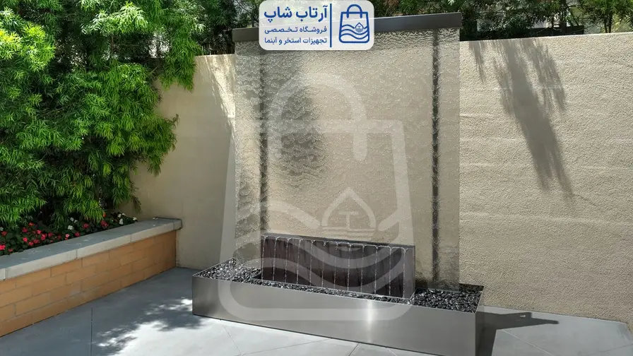 10 مزیت استفاده از آبنما شیشه ای در فضای داخلی منازل آبنما شیشه ای