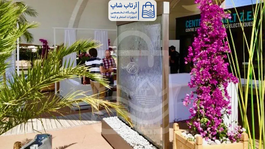 آبنمای شیشه ای در معماری داخلی لوکس ایدهها و اجرا abnamaye-shishei-dar-memari-dakheli-lux-ideha-va-ejra آبنمای شیشه ای