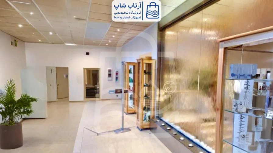 آبنمای شیشه ای در مطب