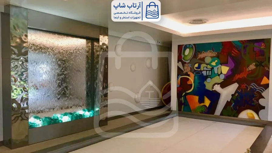 نقش آبنمای شیشه ای در مطب در افزایش آرامش محیطهای درمانی و کلینیکی naghshe-abnamaye-shishei-dar-matab-baraye-afzayeshe