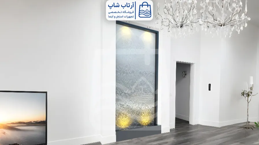 ابنما شیشه ای مدرن | خرید آبنما شیشه ای لوکس ابنما شیشه ای