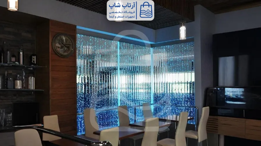 مزایای آبنما حبابی | تاثیر آبنمای حبابی بر طراحی داخلی و آرامش روحی مزایای آبنما حبابی | تاثیر آبنمای حبابی بر طراحی داخلی و آرامش روحی