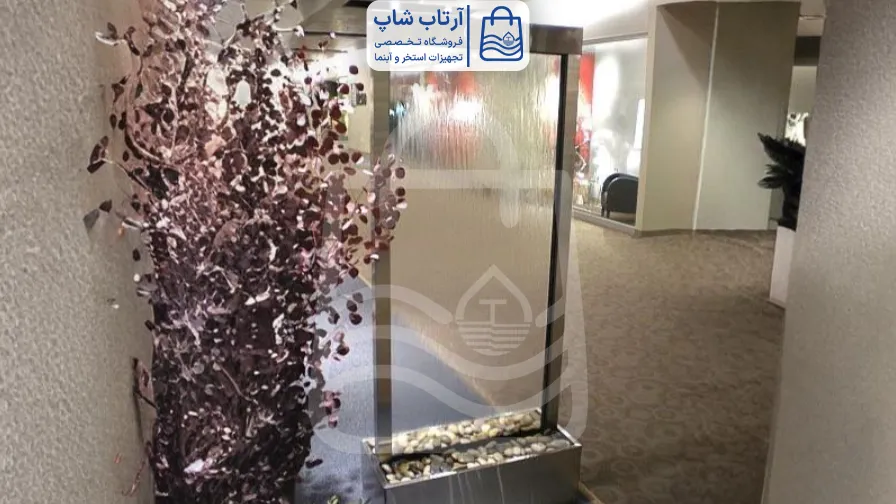 خرید ابنمای شیشه ای | راهنمای انتخاب بهترین آبنما برای خانه ابنمای شیشه ای