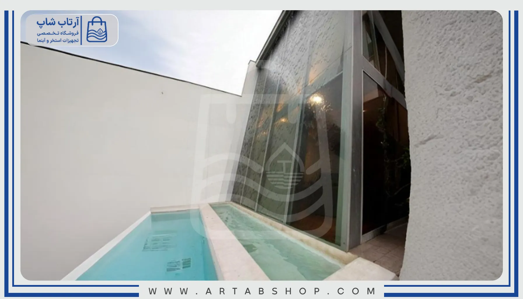آبنمای شیشه ای لوکس