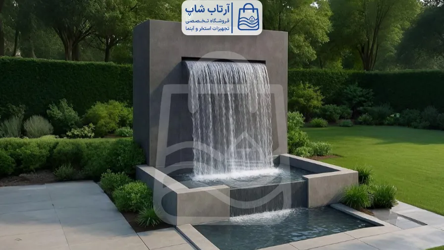 آبنما بارانی در فضاهای داخلی ترکیب زیبایی و آرامش آبنما بارانی