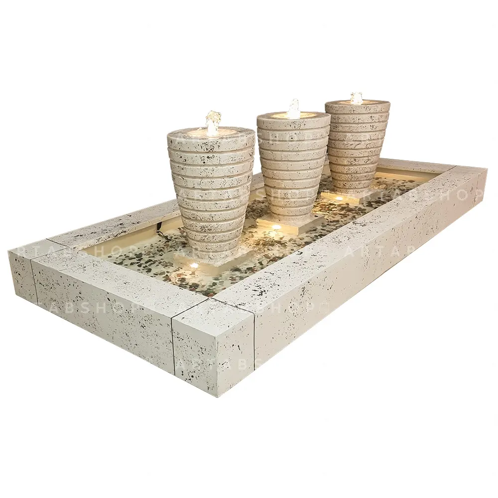 آبنمای فایبرگلاس پارمو 3 مستطیل