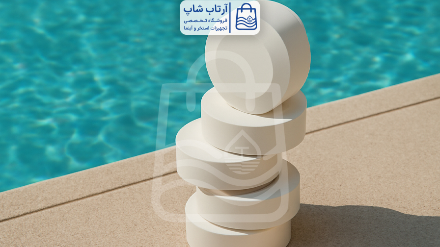 قرص کلر استخر: راهنمای کامل خرید، انواع و نکات نگهداری استخر قرص کلر