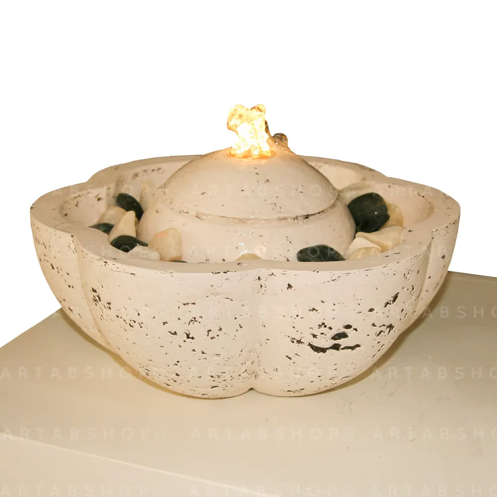 آبنمای فایبرگلاس رومیزی – گل